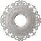 Ekena Millwork Orrington Ceiling Medallion (Canopies up to 6 1/4"), 22"OD x 6 1/4"ID x 1 3/4"P, Ultra Pure White CM22ORUWF - alternate 1